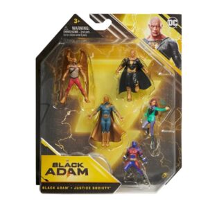 DC BLACK ADAM MOVIW FIG 2'5- PACK SET