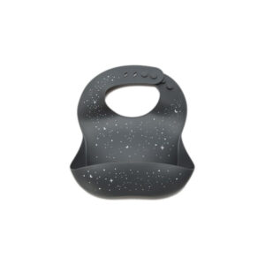 Milk It Baby Printed Bib - Galaxy Grey