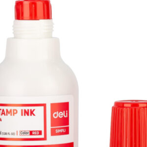 deli Stamp Ink 40ML Red